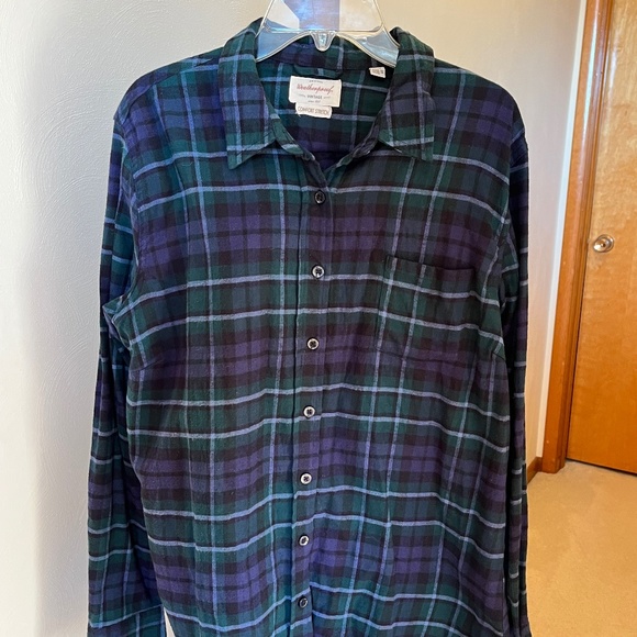 Weatherproof Tops - Womens Weatherproof Vintage Long Sleeve Flannel Shirt - Medium